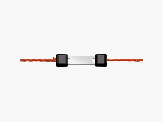 Connettore Litzclip in acciaio inossidabile. Filo 3mm (10pz)