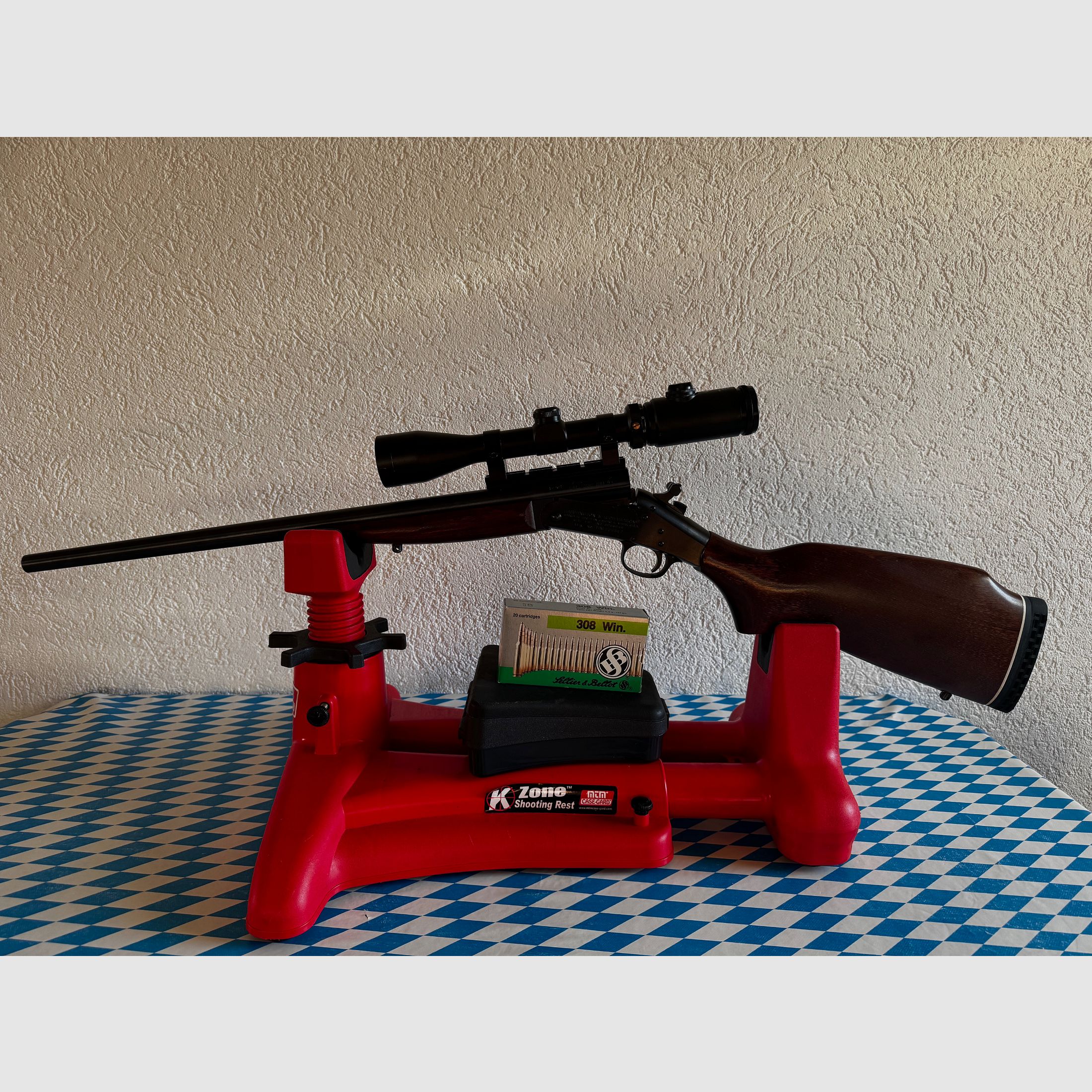 Harrington & Richardson SB2 Handi Rifle / Hahn-Kipplaufbüchse 22" in 308win