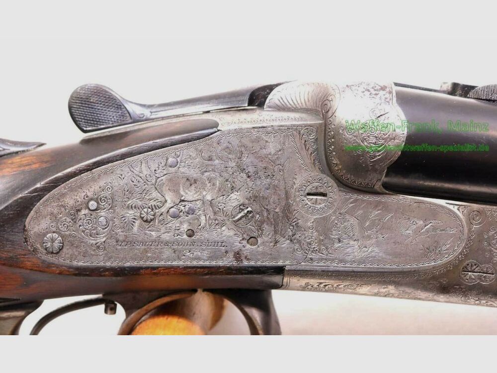 Sauer and Son/Suhl Pre-war Side-lock Drill