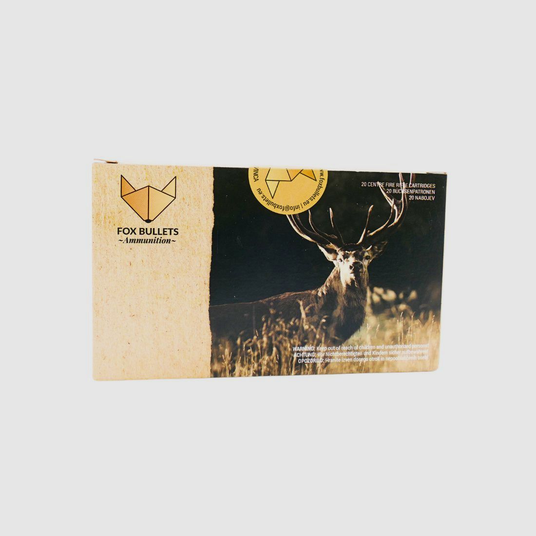Fox-Bullets 8x57IS Hunter Classic 10,4g/160gr Büchsenpatronen Bleifrei