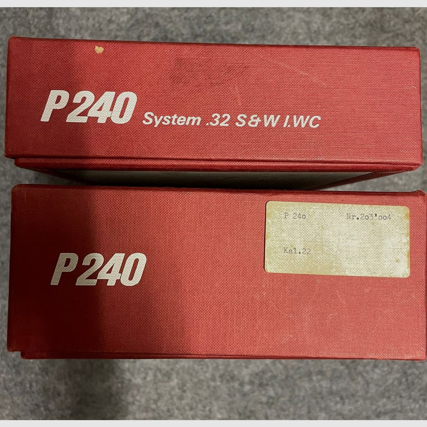 P240 Kal.22 z systemem wymiennym .32 S&W I.WC