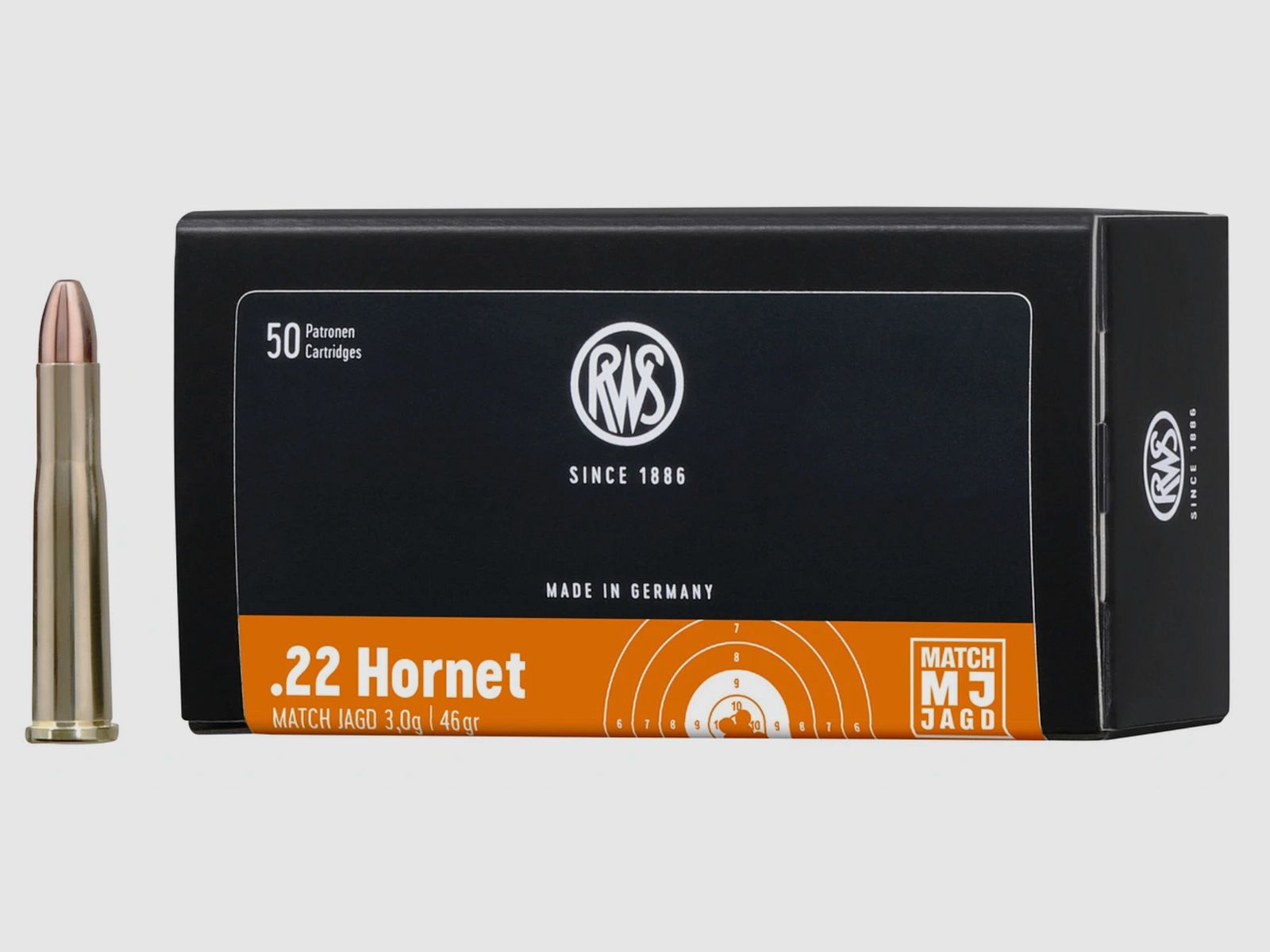 RWS 2116367 .22 Hornet Match Łowiecki MJ 3,0g 46 gr