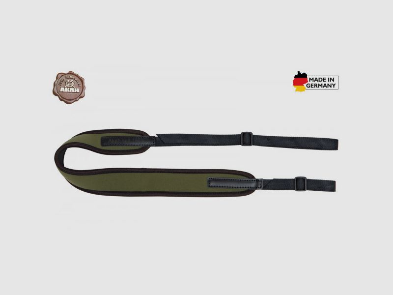AKAH GEWEHRRIEMEN NEOPREN- UNIVERSAL - GRÜN