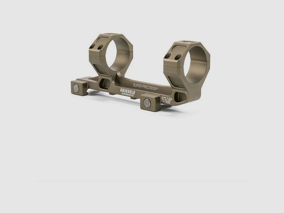 GEISSELE AUTOMATICS AR-15 MOUNTS GEISSELE AUTOMATICS 34MM 0 MOA 1.54″ SUPER PRECISION MOUNT, DDC, image 3 of 4