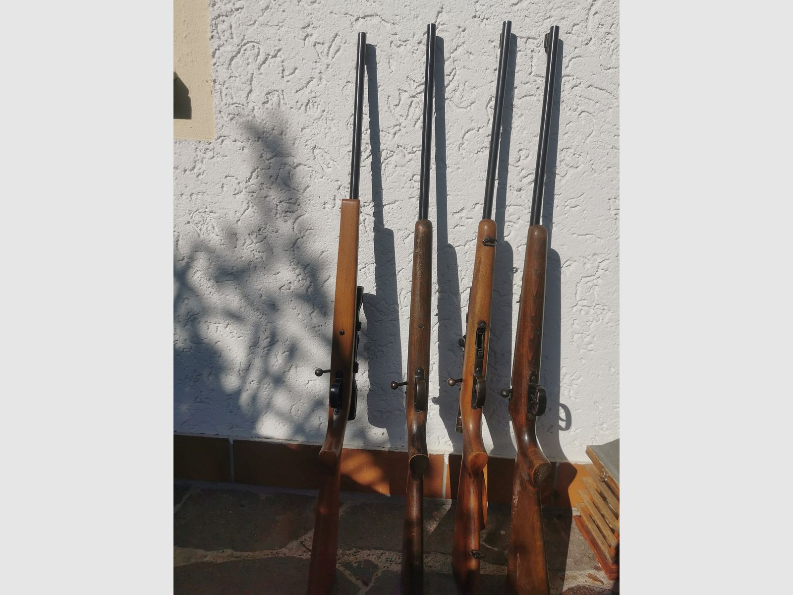 4 x Anschütz Repetierer 22 l.r.
