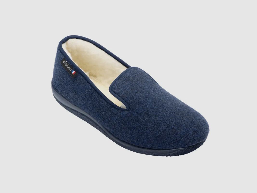 Herren Hausschuhe Walas Marineblau - Komfort mit Memory-Schaum, Bild 1 von 7
