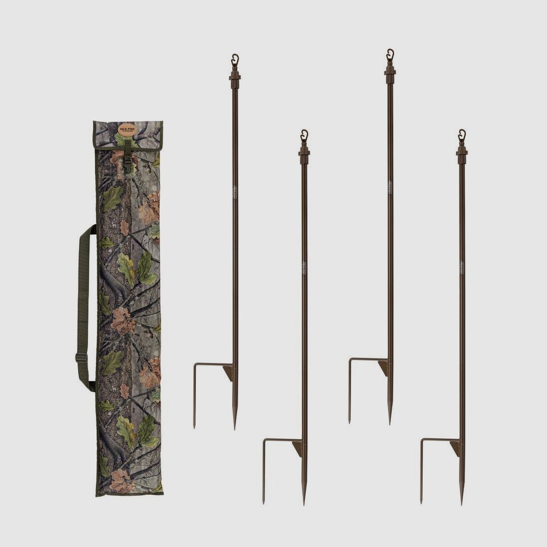 Jack Pyke Super Hide Pegs - Set of 4 - Robust Ground Fixing - Optimal Support for Camouflage Netting, image 7 of 7
