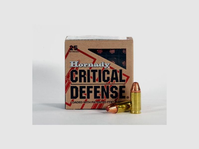 Hornady Critical DEFENSE FTX 9 mm Luger 115 grs