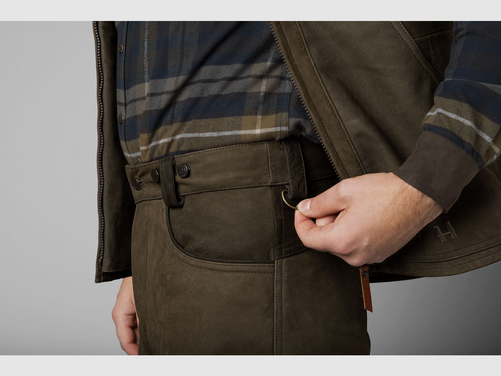 Härkila Pro Hunter leather trousers for men, image 3 of 10