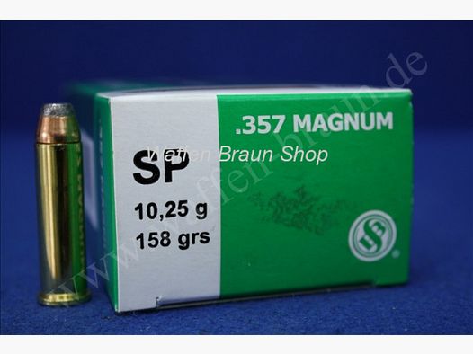 S+B .357Mag. SP NON-TOX 158grs. 50St
