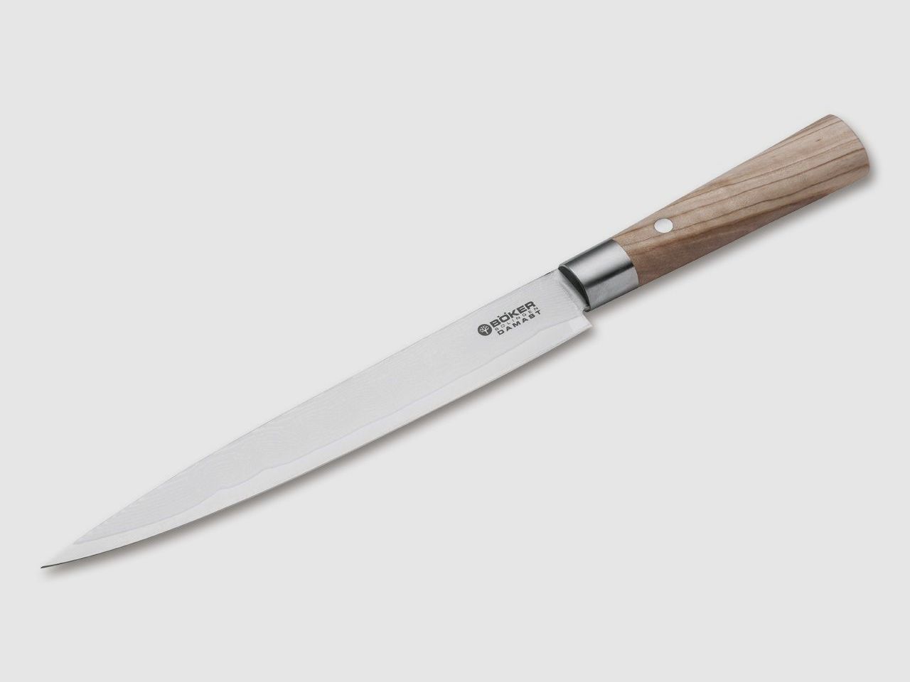 Damast Olive Schinkenmesser