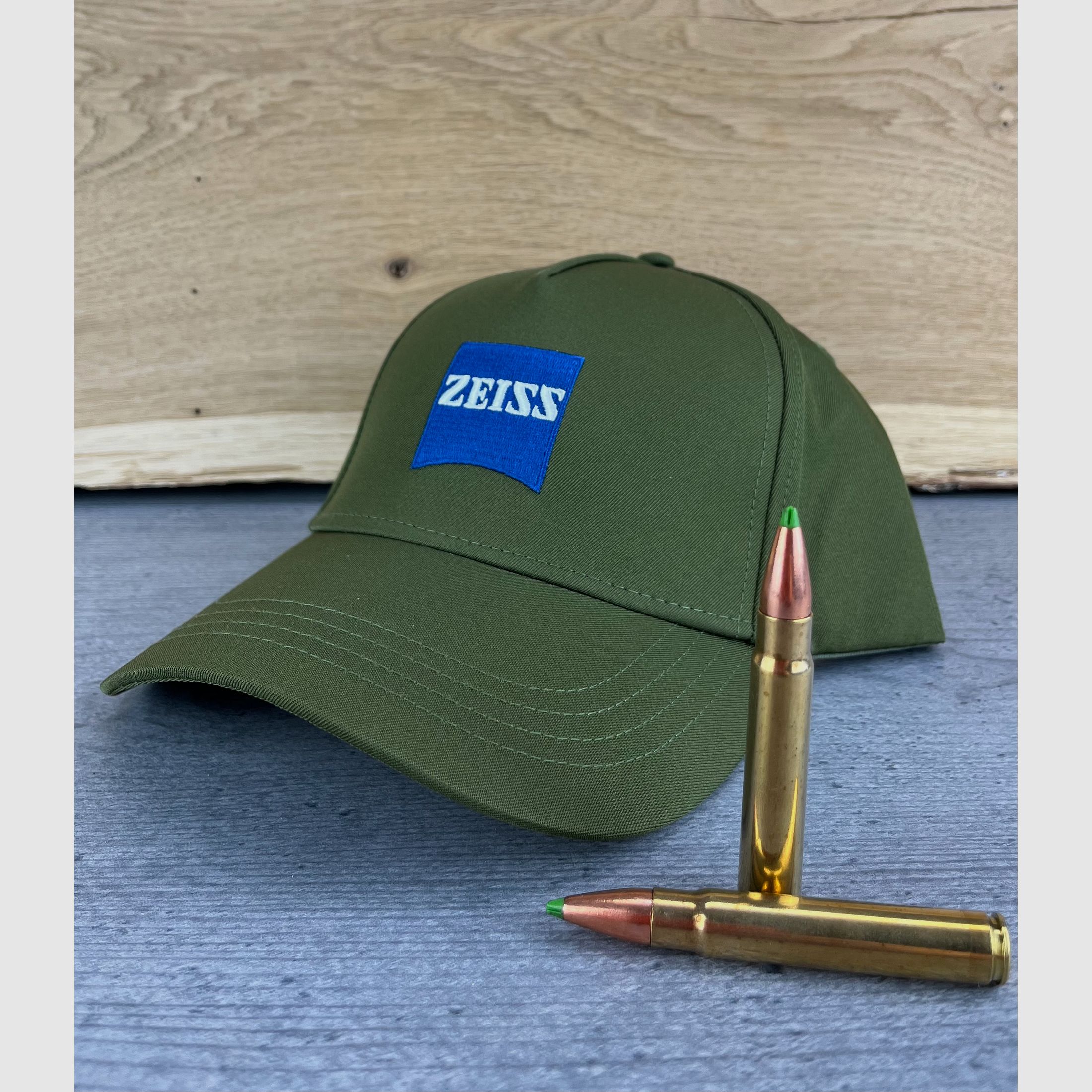 Logo del cappello Zeiss verde