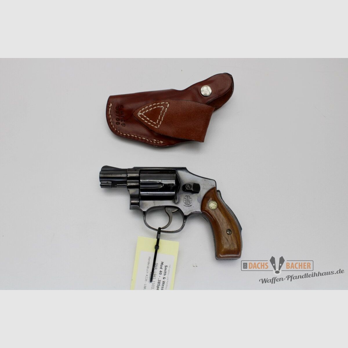 Revolver S&W Smith & Wesson 40 Kaliber .38 Special Handballensicherung #:2672, Bild 1 von 6
