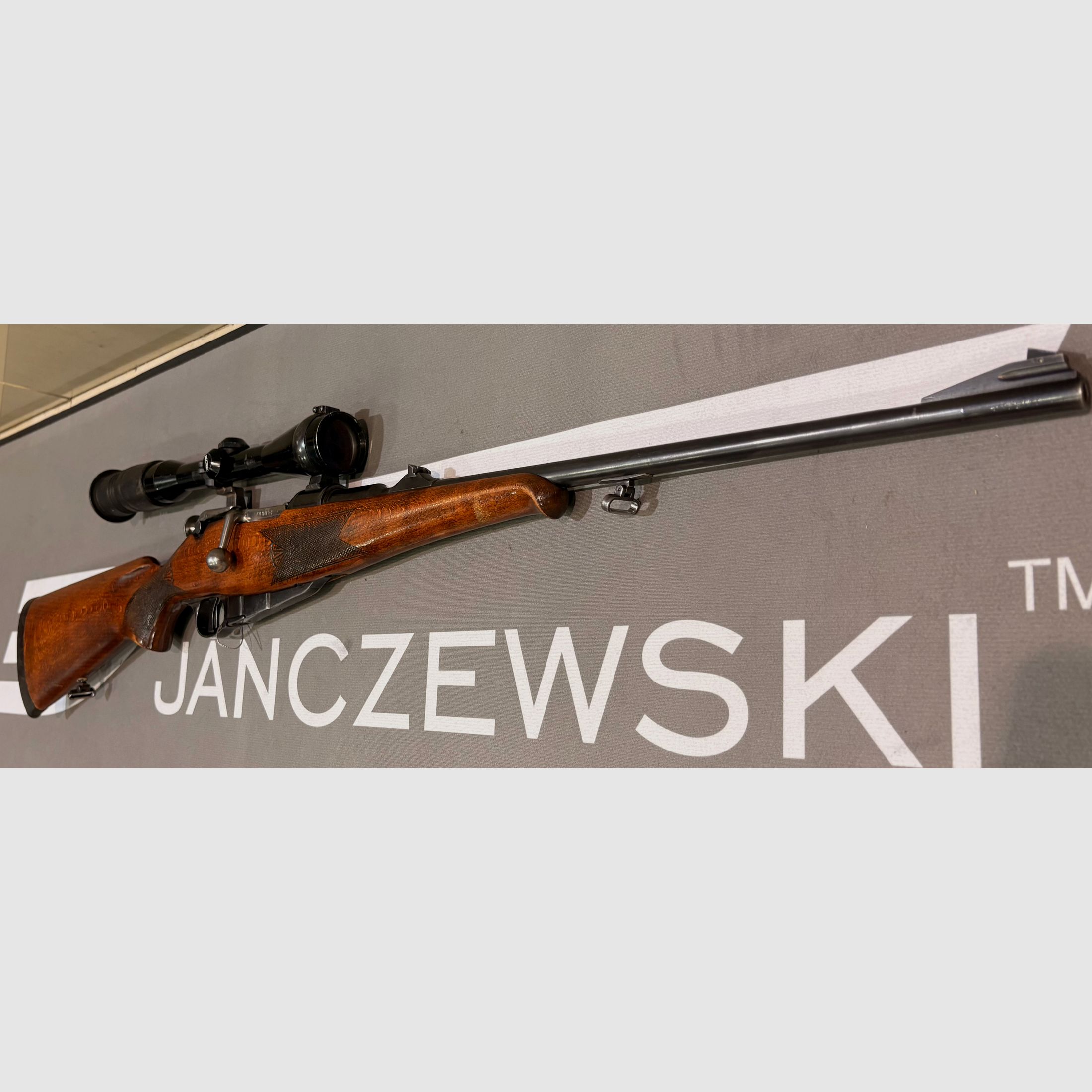Rifle de cerrojo Pobuss cal. 7,62x53R con visor Docter ZF 6x42 M #784, imagen 6 de 6