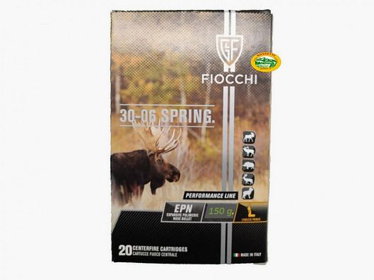 FIOCCHI Munition Kal.30-06 Geschoss EPN 150gr.