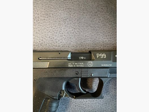 Blank firing gun P99 Walther