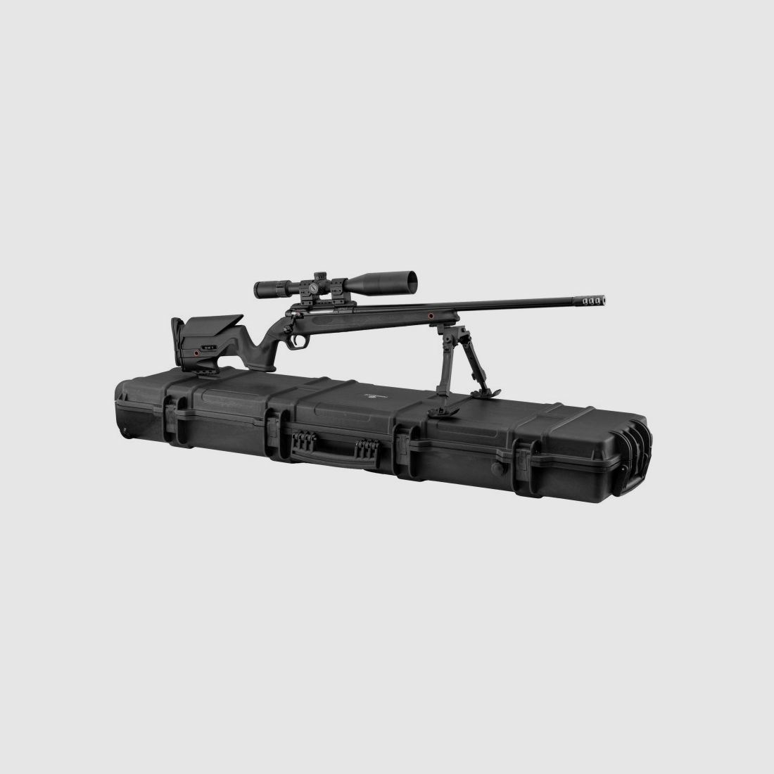 MONZA PACK TIR X TACTICAL 308WIN TELESCOPIO 6-24X50 BIPODE KASTELBERG MALLETA