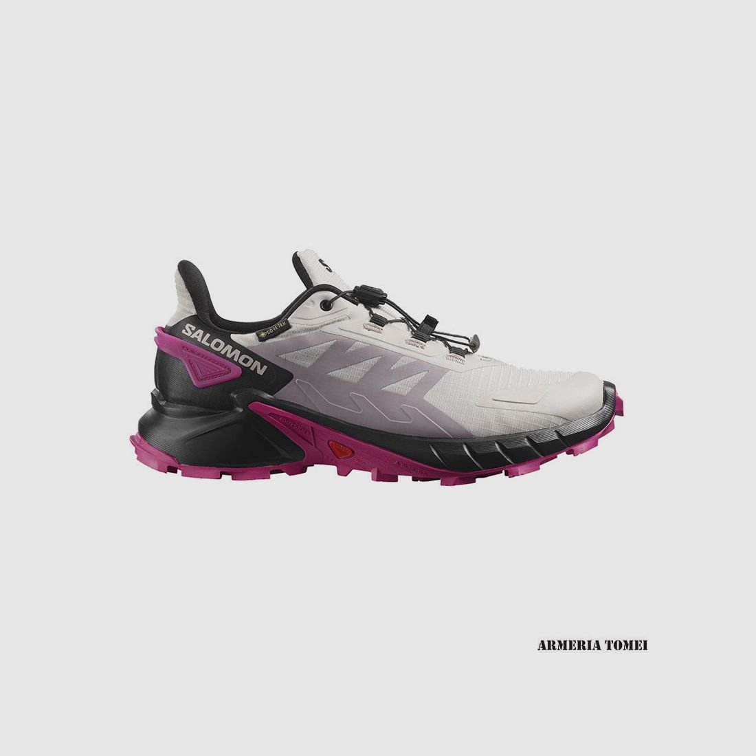 SALOMON – WOMEN – SUPERCROSS 4 GTX W Ashes Of Roses / Black / Very Berry, image 1 of 6