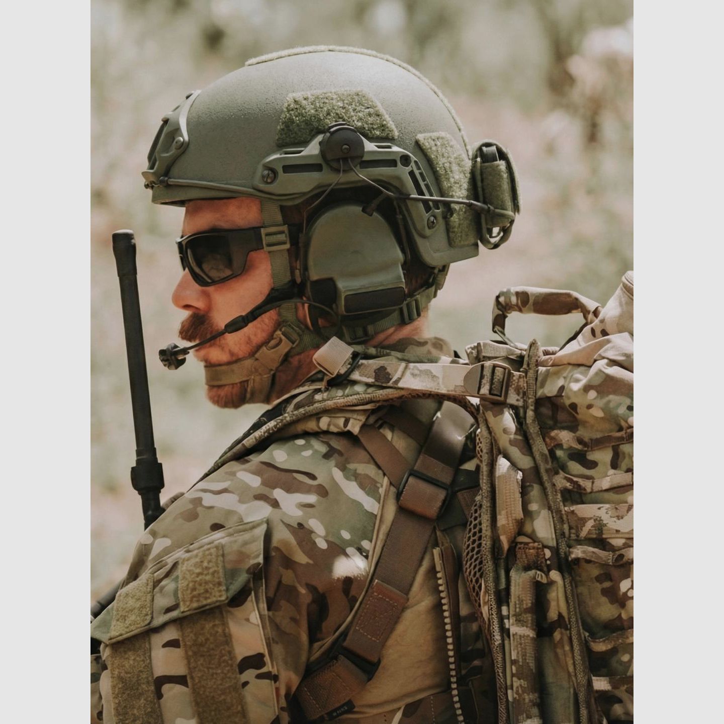 Ballistische Kopfbedeckung FAST HI CUT ACH NIJ IIIA Wendy-System, Bild 13 von 17
