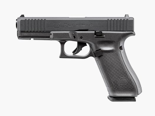 CO2 Pistole RAM Markierer Glock 17 Gen5 T4E schwarz fĂĽr Gummi-, Pfeffer- und Farbkugeln Kaliber .43 (P18)