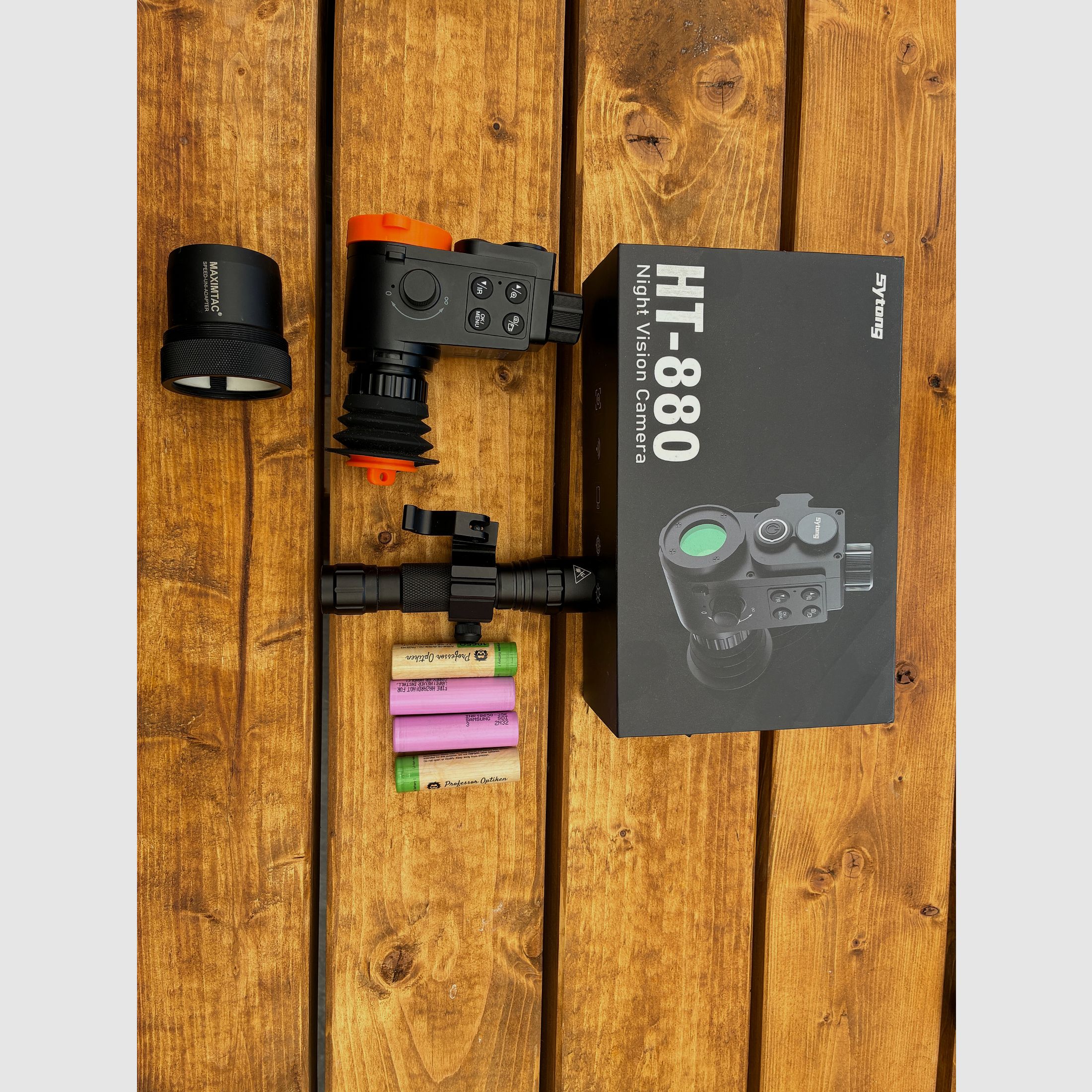 Dispositif de vision nocturne Nachsatz Sytong HT880 LED infrarouge