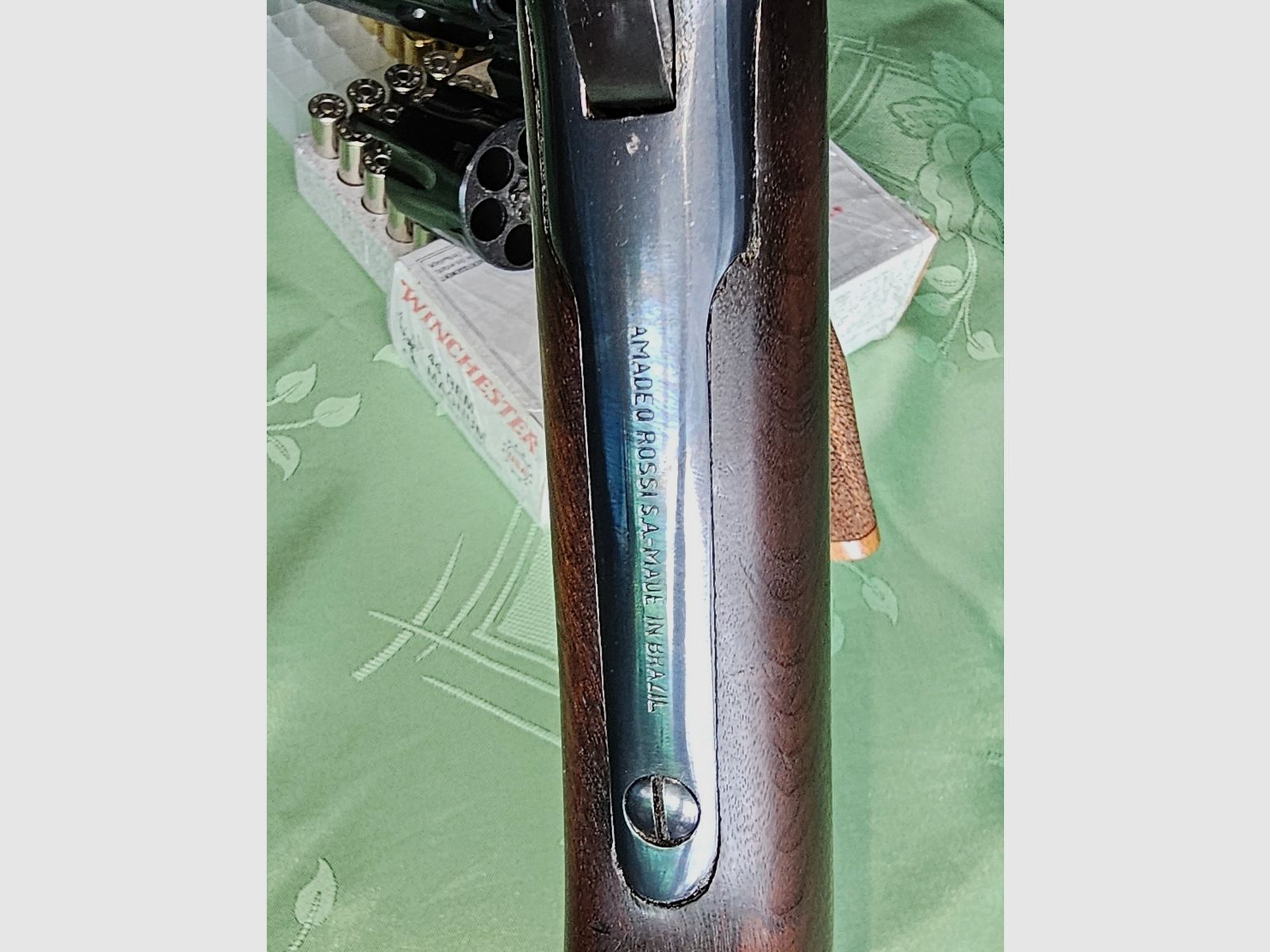 44 Rem Mag  Puma Rossi + S&W + Patronen
