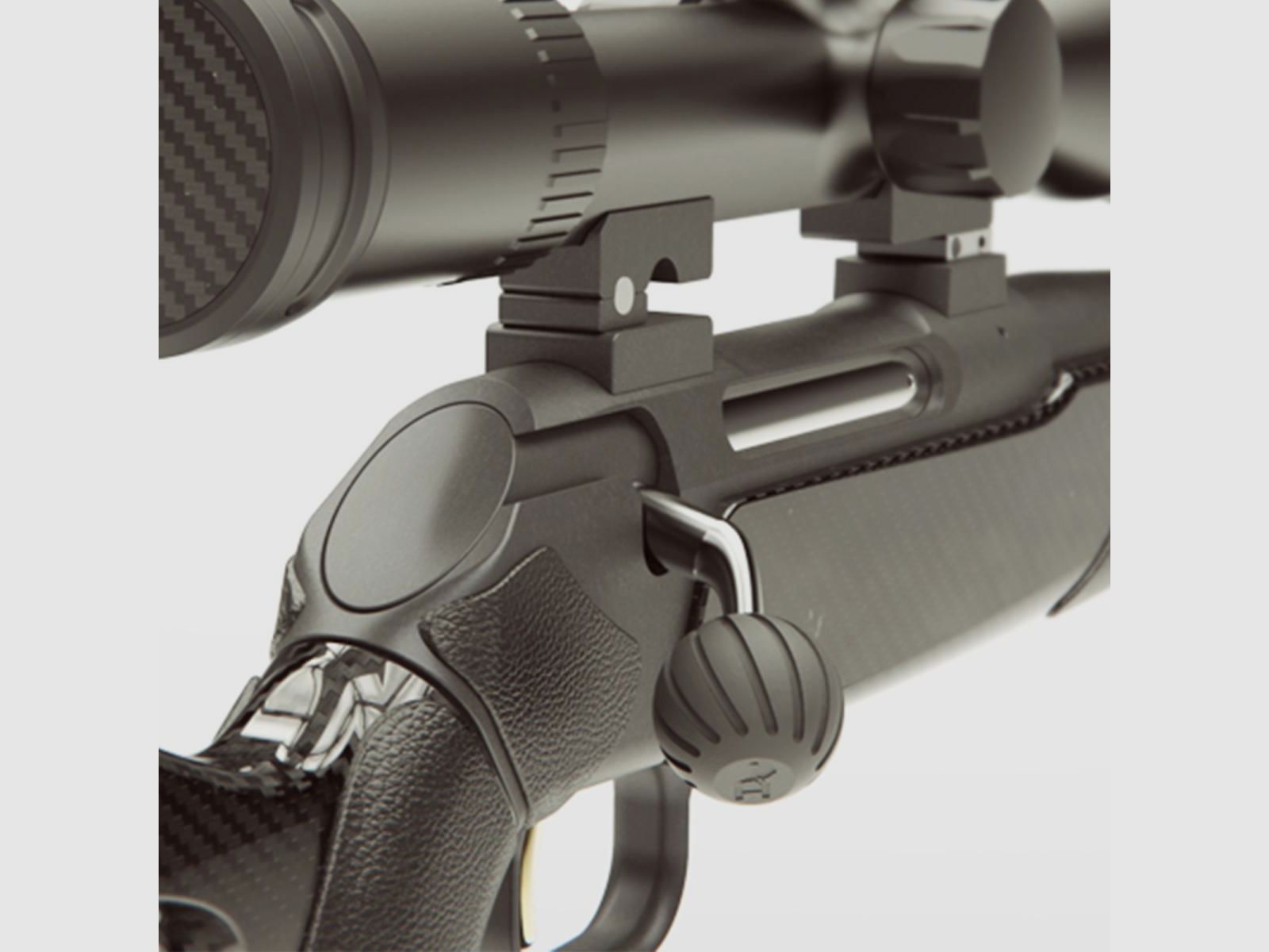 HUNTTECH kula uchwytowa z gumy, czarna