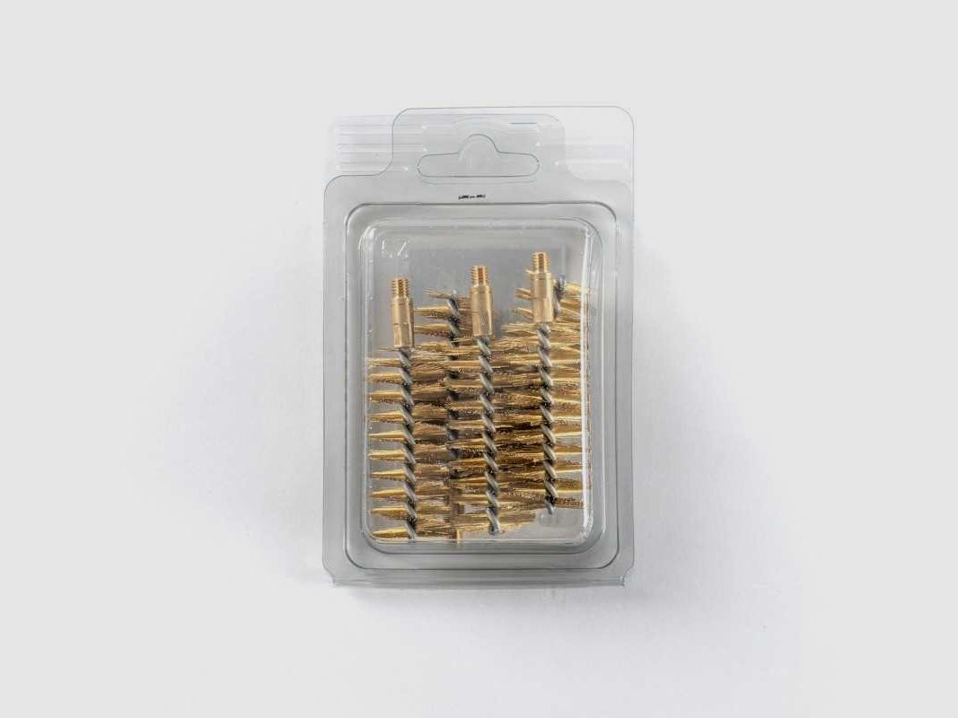 BLISTER 5 STUKS BRONZEN BORSTELS VOOR GEWEER, afbeelding 3 van 3