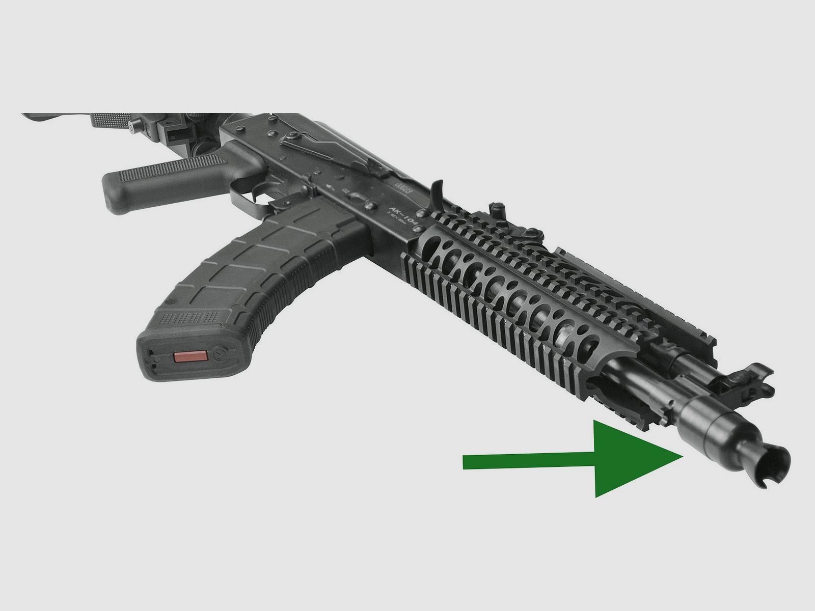 S.U.C.H.E - 24x1.5 mm SDM AK-104 muzzle brake / recoil compensator / flash hider