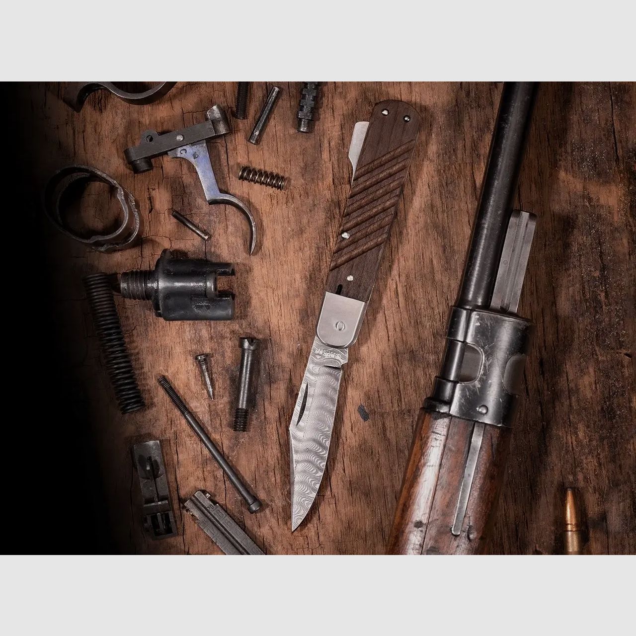 Böker Taschenmesser 98K-Damast