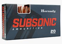 Hornady Subsonic .45-70 Govt. 410GR Sub-X 20 cartridges