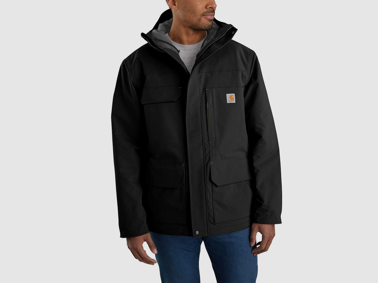 Carhartt Super Dux Bonded Chore Jacket Men Black M