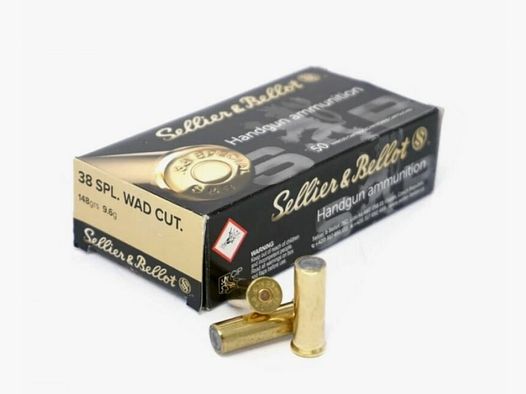 Sellier & Bellot .38 special Wadcutters 148 gr
