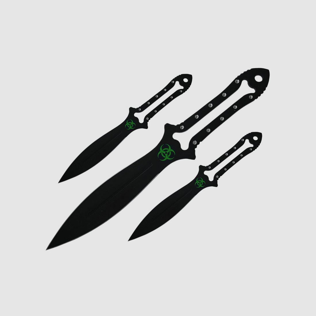 Zombie Dead Wurfmesserset 3 tlg.