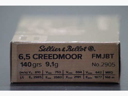 Sellier & Bellot 6.5 Creedmoor