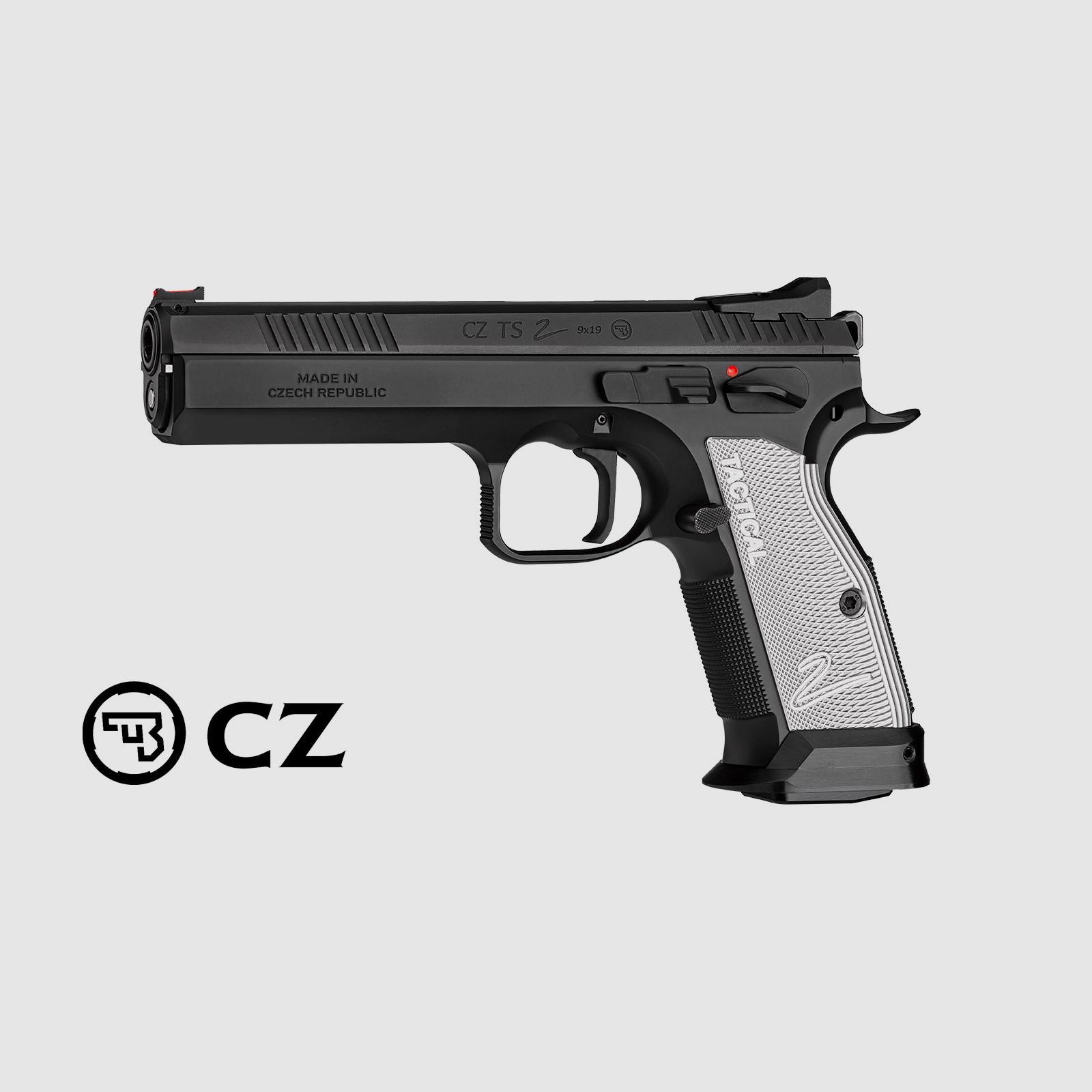 CZ TS 2 Silver, calibre 9mmLuger || Pistolet
