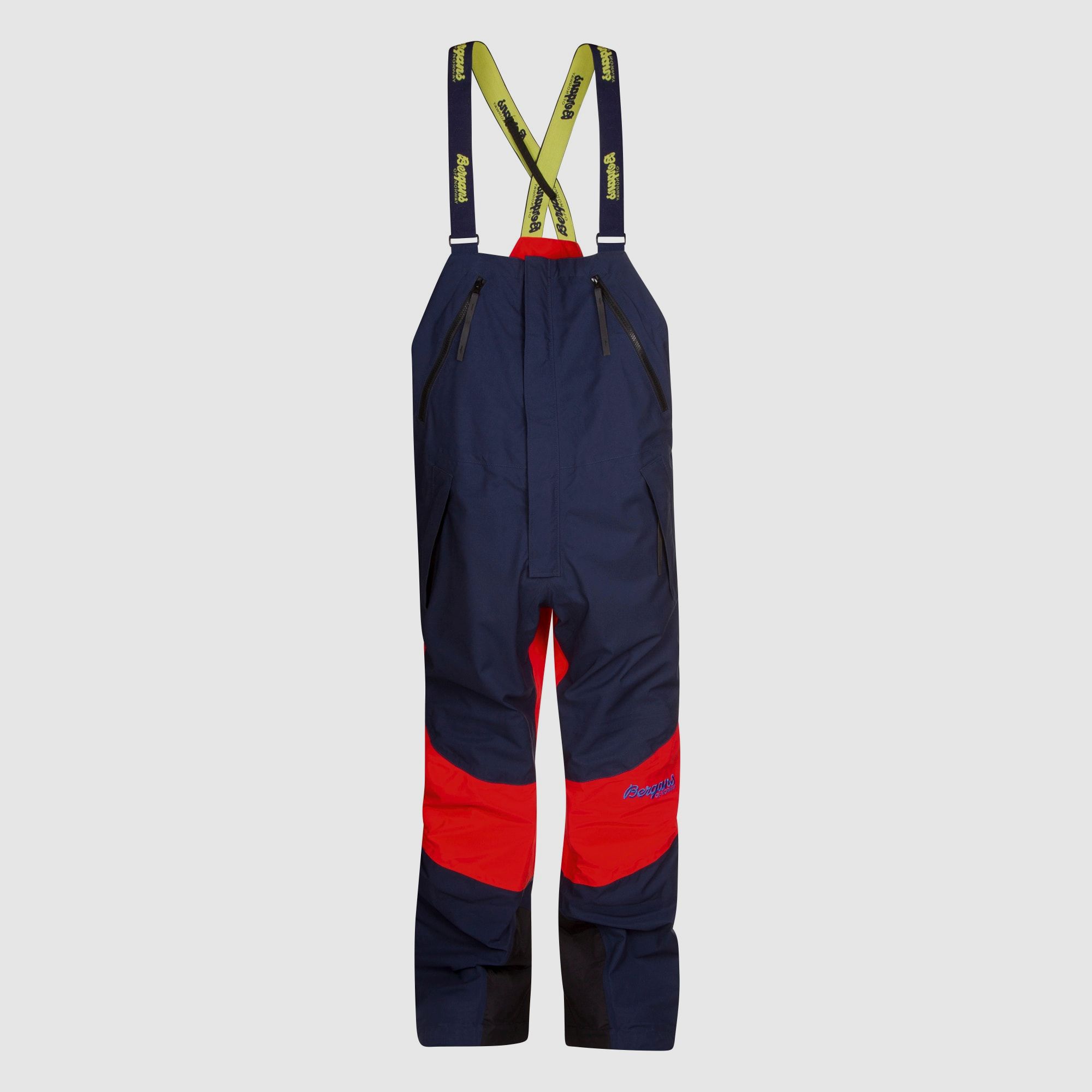 Bergans Arctic Expedition Salopette Unisex Navy Blue/Bright Red S