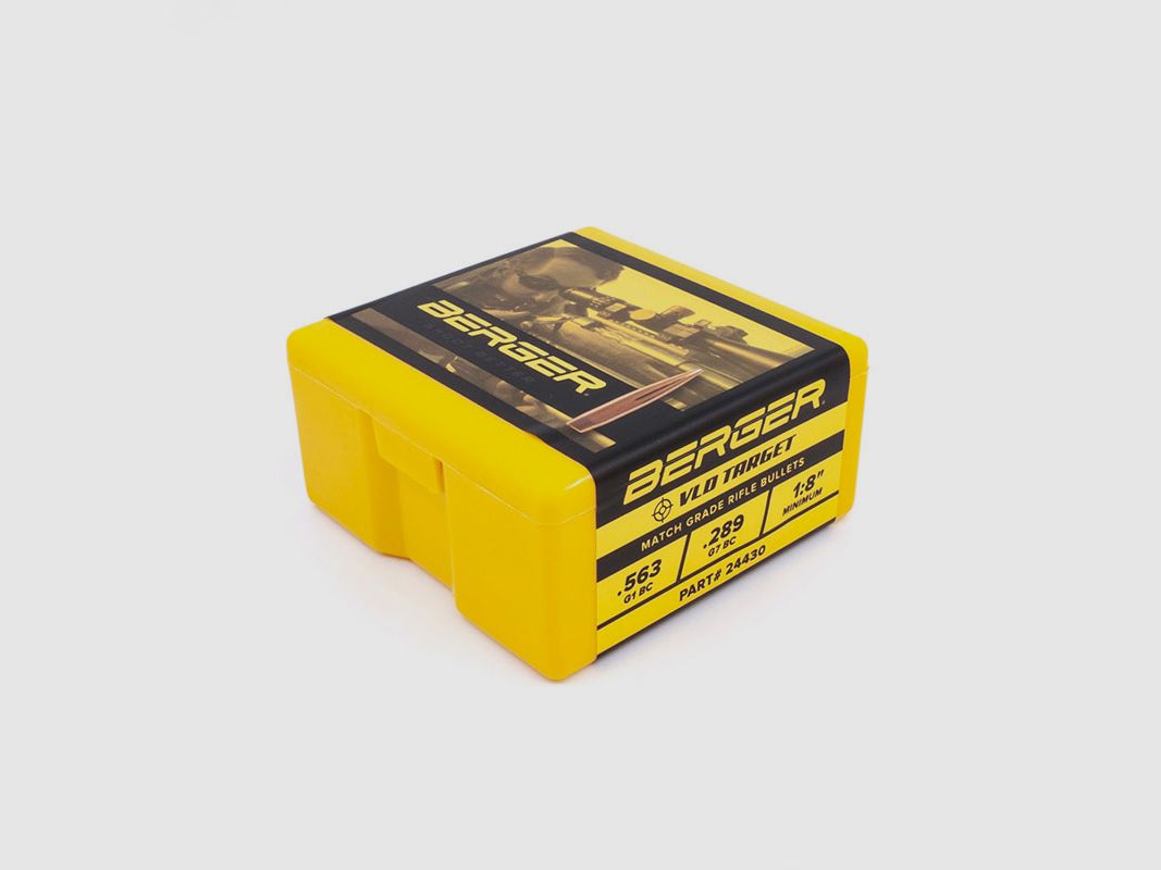 BERGER BULLETS – VLD TARGET 6MM .243″ DIA | 115 GR | 100 SZT, zdjęcie 1 z 2