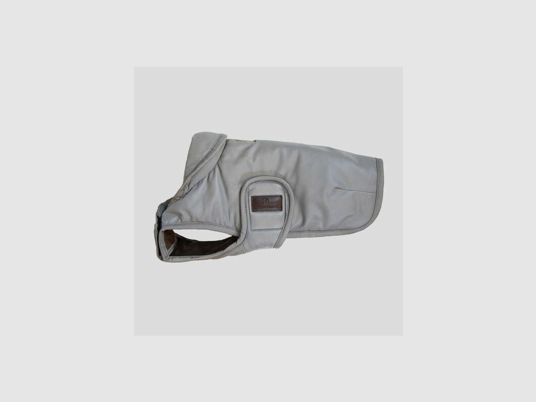 Kentucky Dogwear Hundemantel Reflektierend & Wasserabweisend Bauchlatz Silber S/M