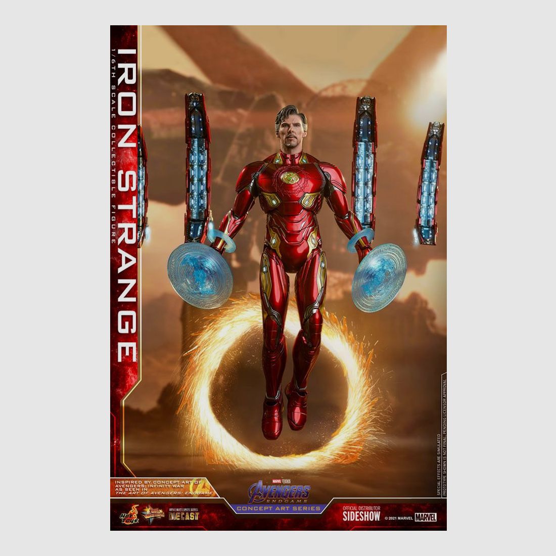 Avengers: Endgame Concept Art Series PVC Actionfigur 1/6 Iron Strange 32 cm | 43281
