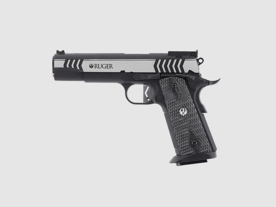 Ruger SR1911 Competition SLV BLK, Cal. 4,5mm; BB Co2; 2 J; 19 colpi, immagine 2 di 20