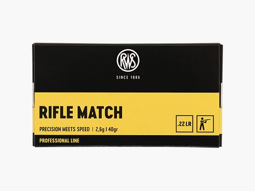 MUNITIONS RWS CALIBRE .22LR RIFLE MATCH