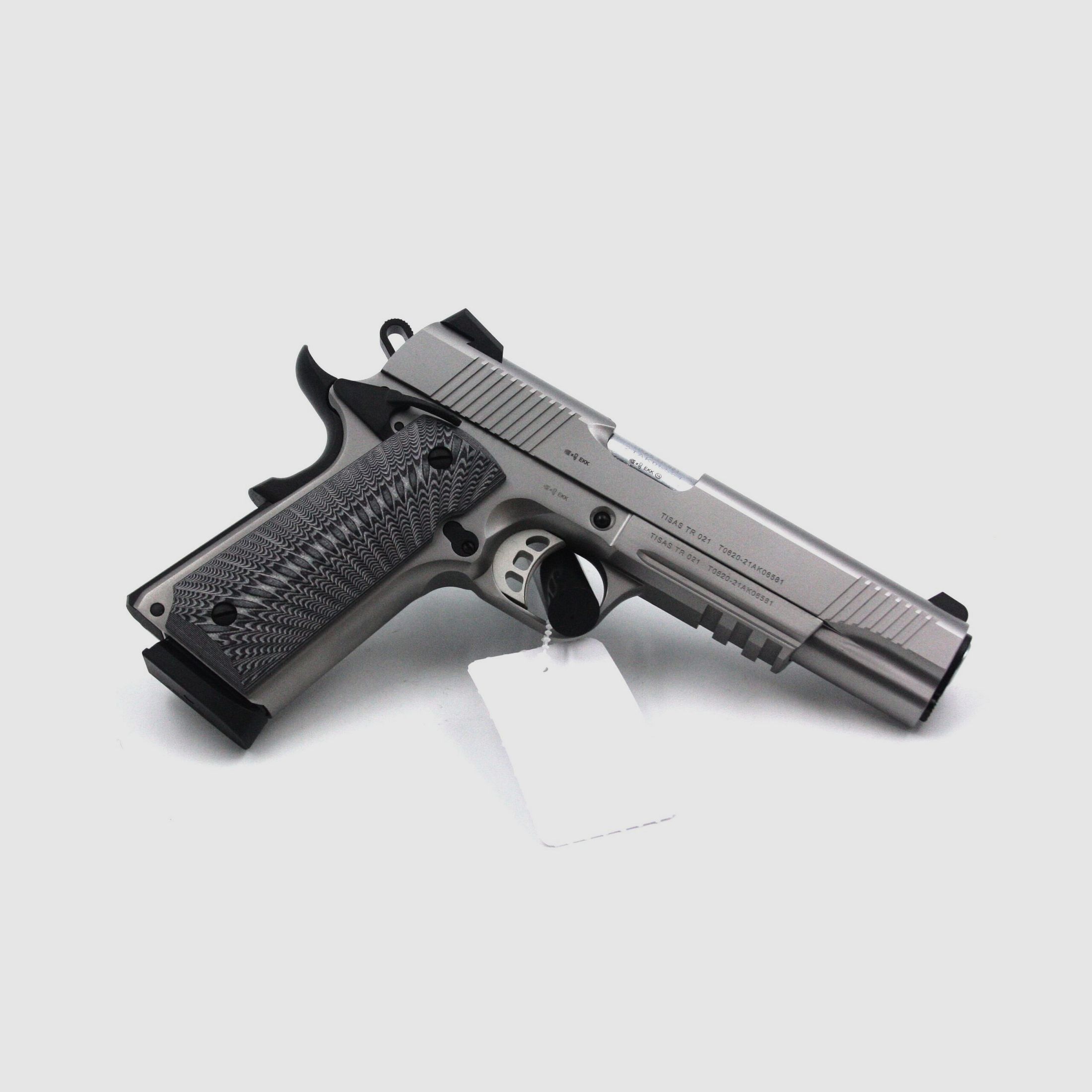 Pistole Tisas PC 1911, Stainless, .45 ACP, 5″ Lauf, 8 Schuss, Bild 2 von 2