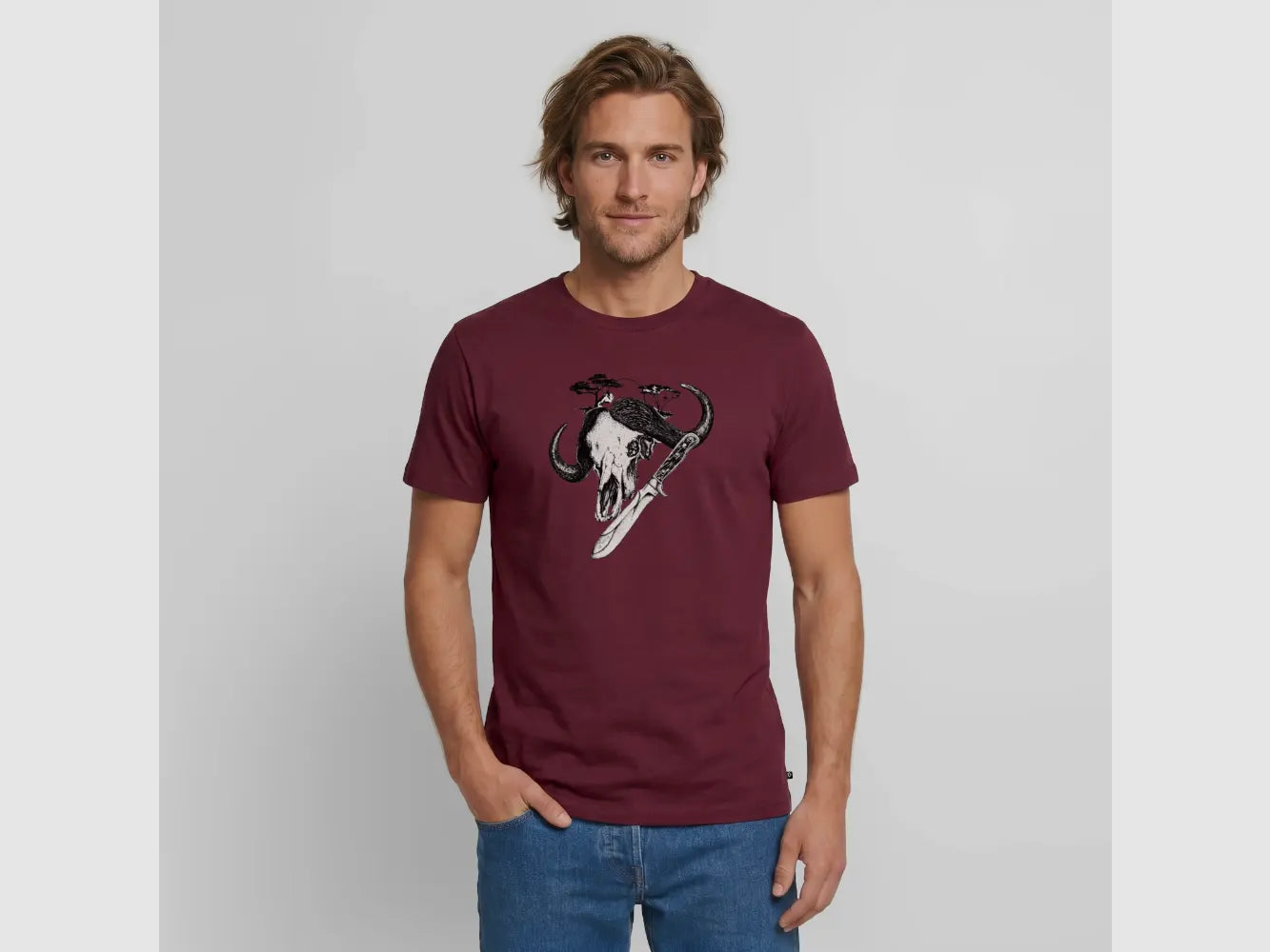 PUMA Men´s Premium T-Shirt „White Hunter – Big Game"