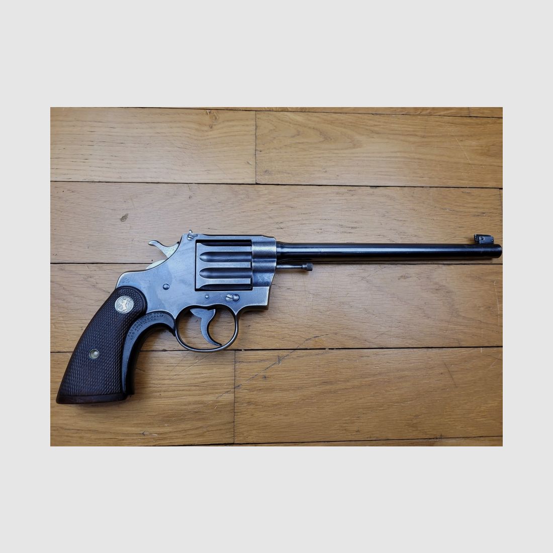 Sehr seltener „Revolver“ Colt Camp Perry – Kaliber 22LR – Baujahr 1931 – 8 Zoll – 2.500 Exemplare! – Top Zustand!, Bild 9 von 24