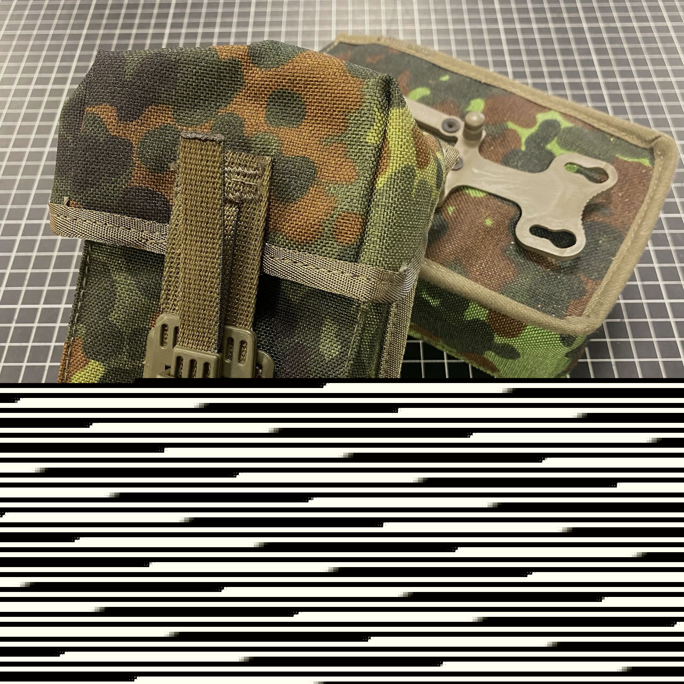 Miltec - BW Magazintasche G3 Flecktarn mit Adapter