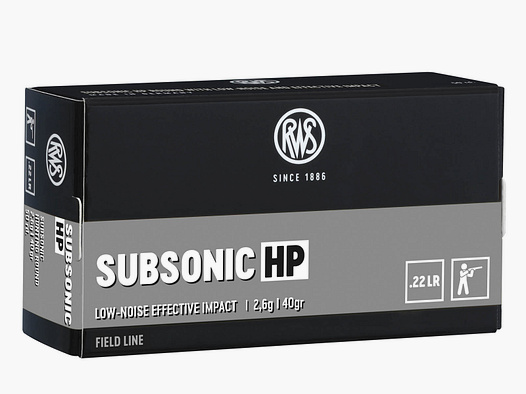 RWS .22lr Subsonic HP 2,6g - 40gr