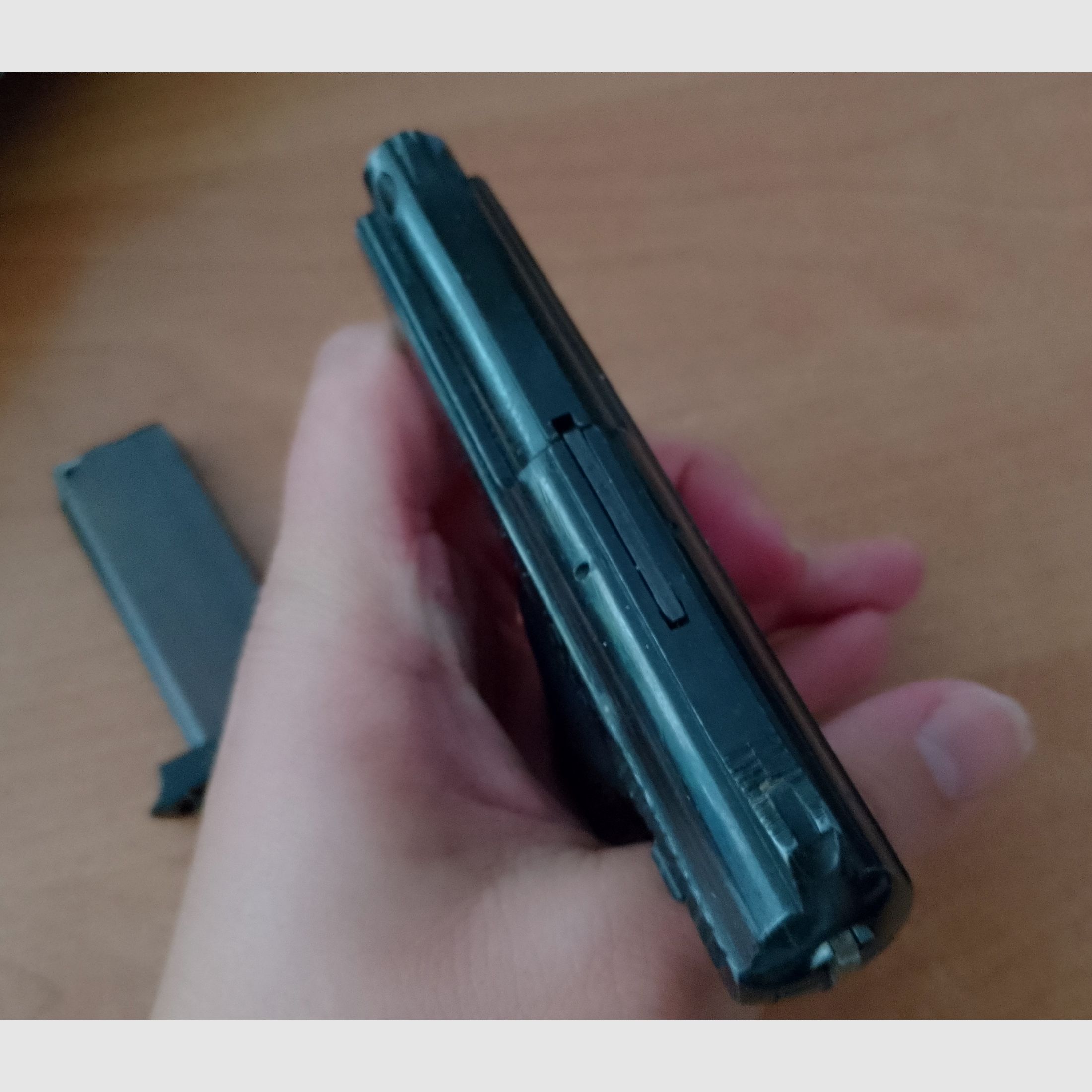 Zeldzame Rhöner SM 110A Kal. 8 mm knal in PTB 45-69 van 1969!