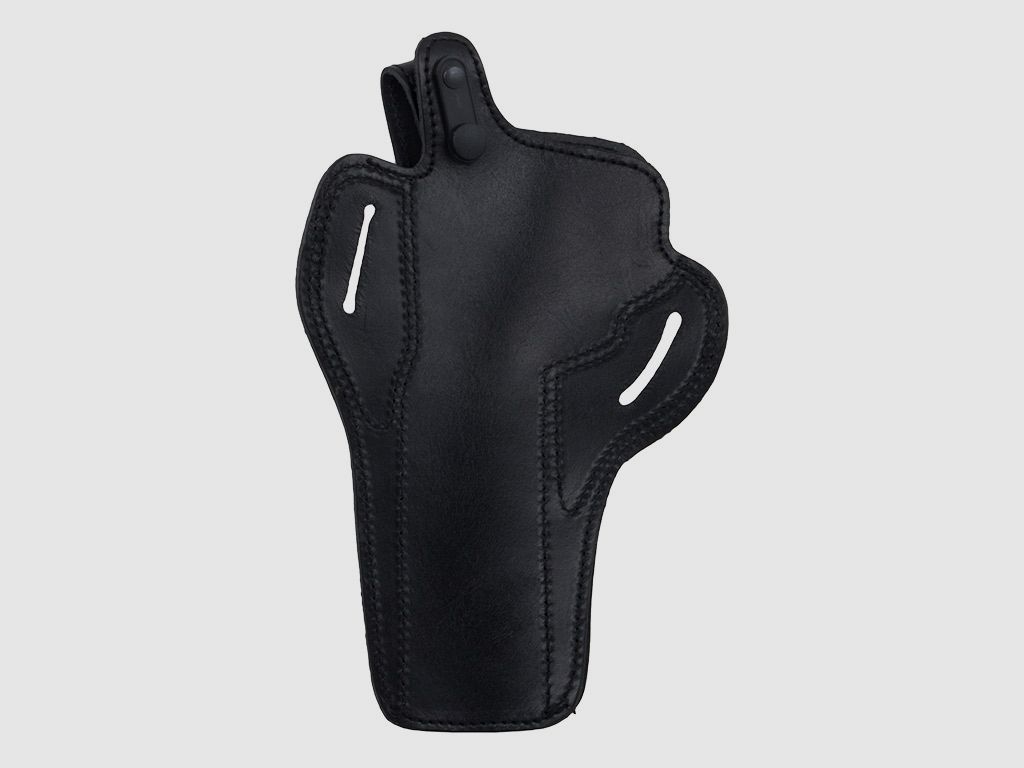 Schnellziehholster Formholster GĂĽrtelholster fĂĽr Revolver 6 Zoll Leder schwarz