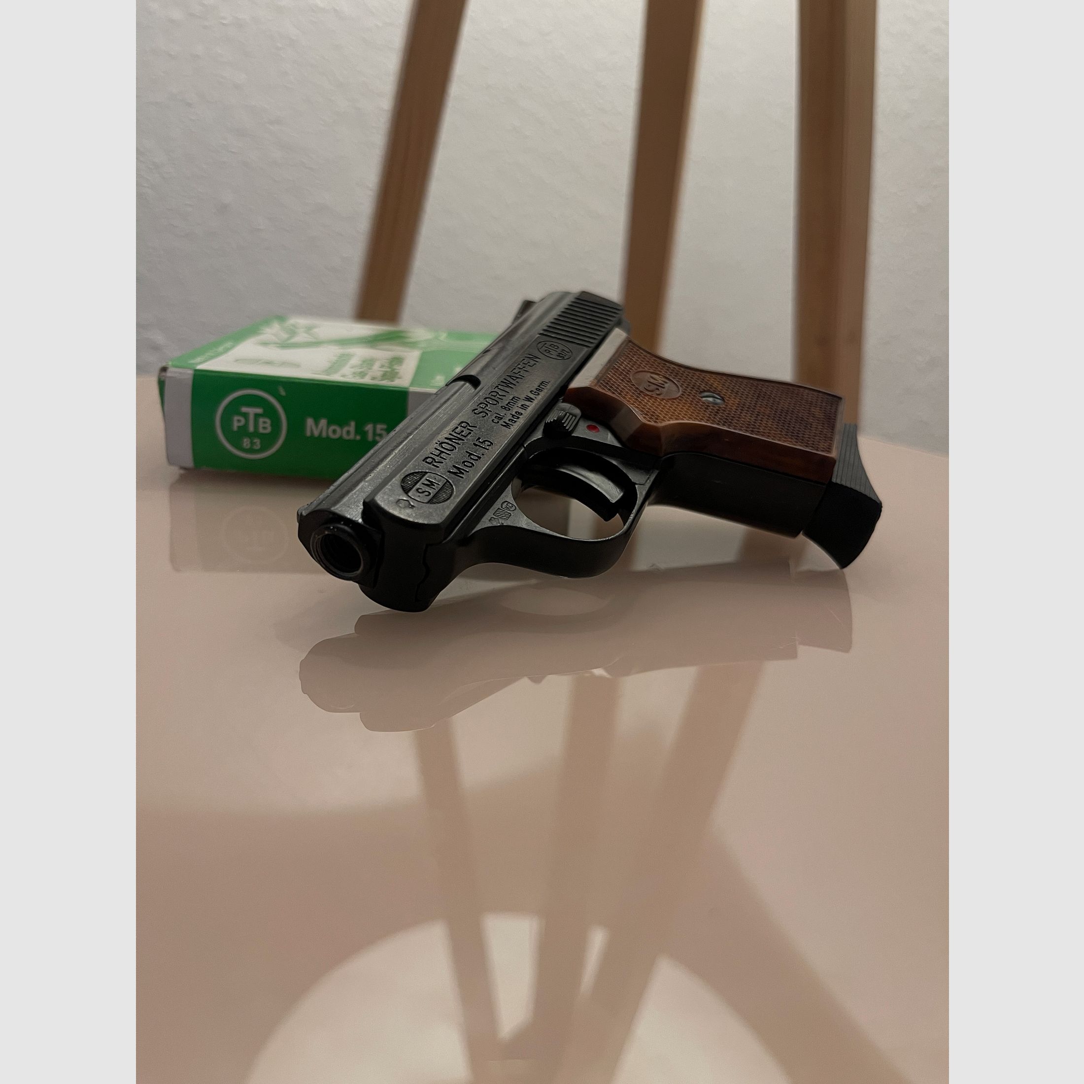 Blank gun SM Röhner Mod. 15 8mm original packaging